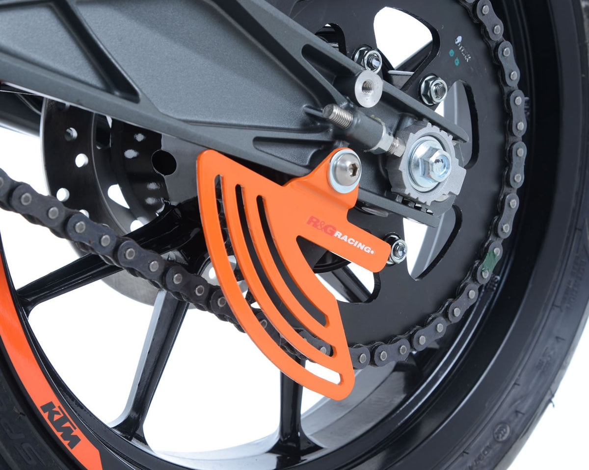 Toe Chain Guards for KTM RC 125/200/390 '14-, Duke 390 '24-'25, Husqvarna Vitpilen 701 '18- and 6 others.