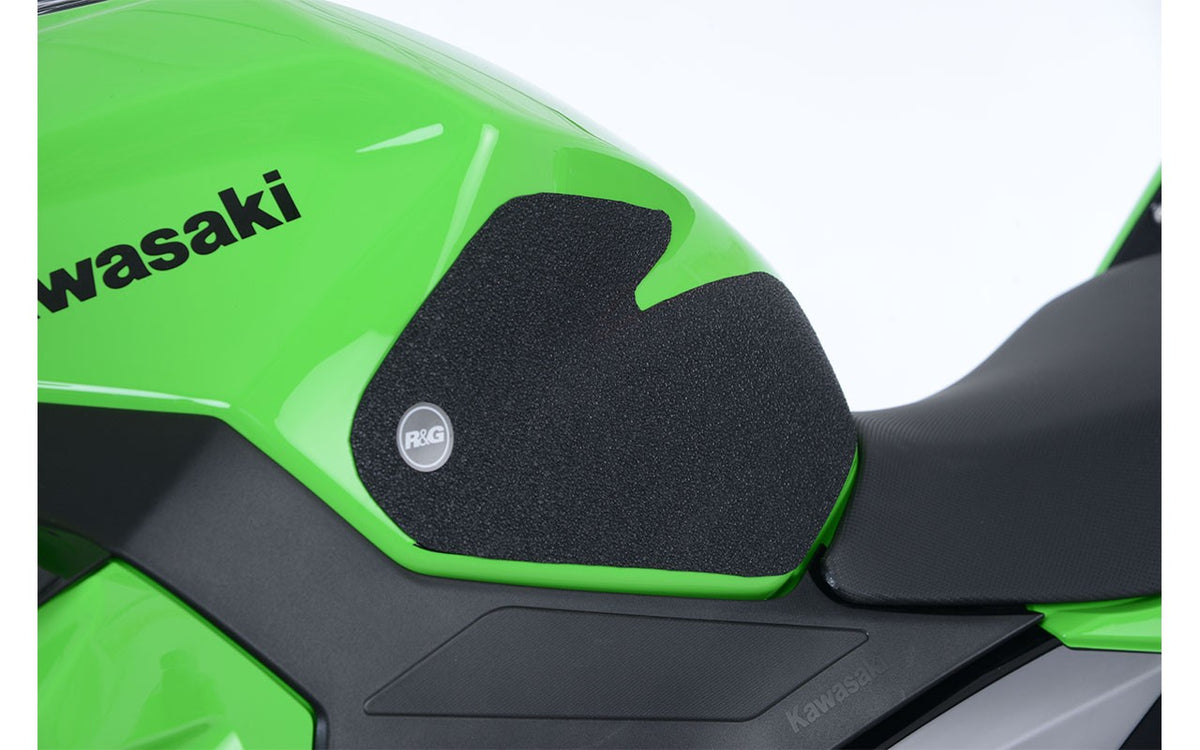 R&G Tank Traction Grips for Kawasaki Ninja 7 Hybrid HEV / Z 7 Hybrid HEV '24-, Ninja 250/400 '18- & Z400/ Z250 '19-, Z500 (Ninja) '24-