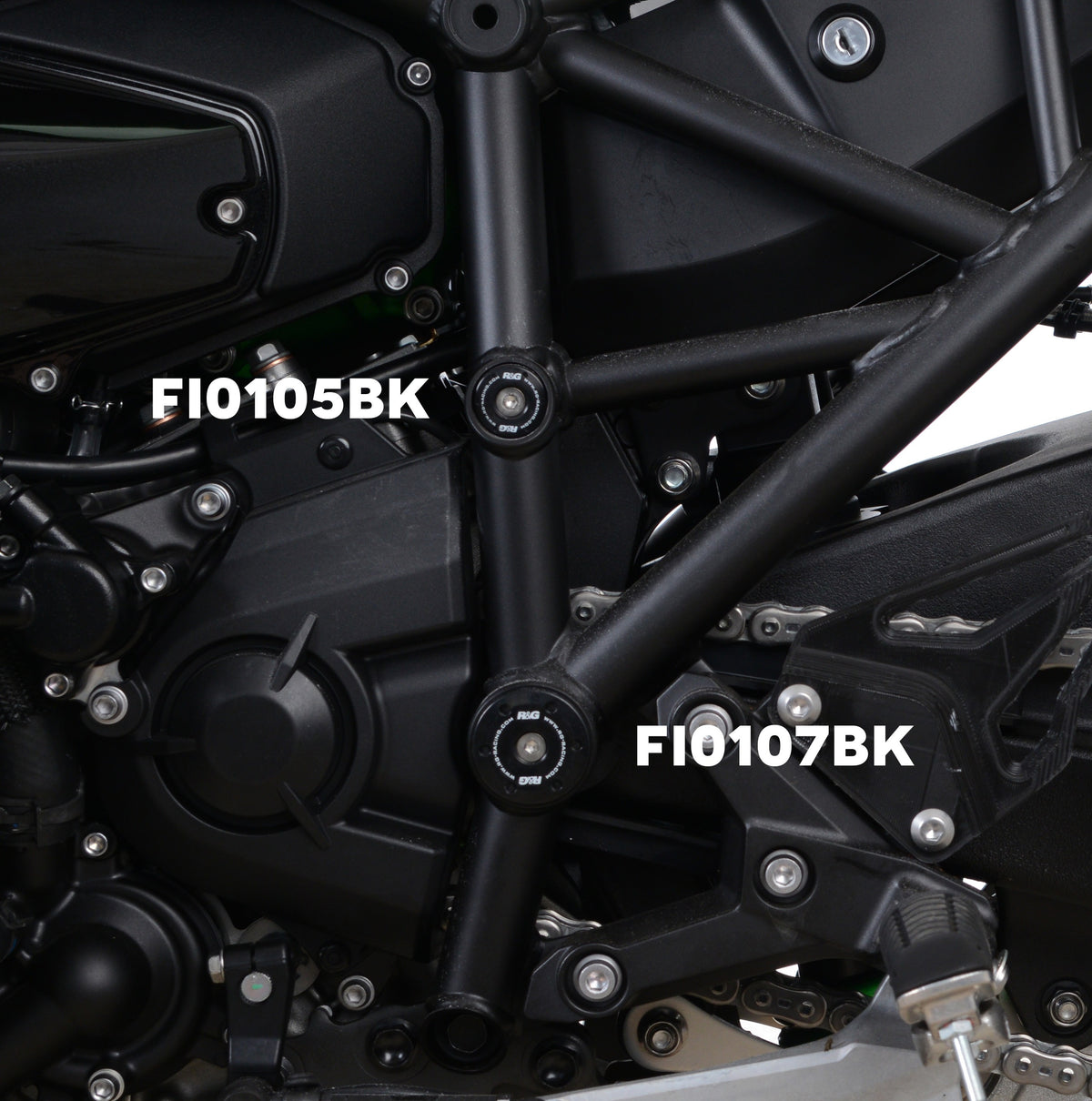 Frame Plug for Kawasaki Ninja H2(R) '15- '24 & Ninja H2 SX '18- '24 (LHS, Lower)