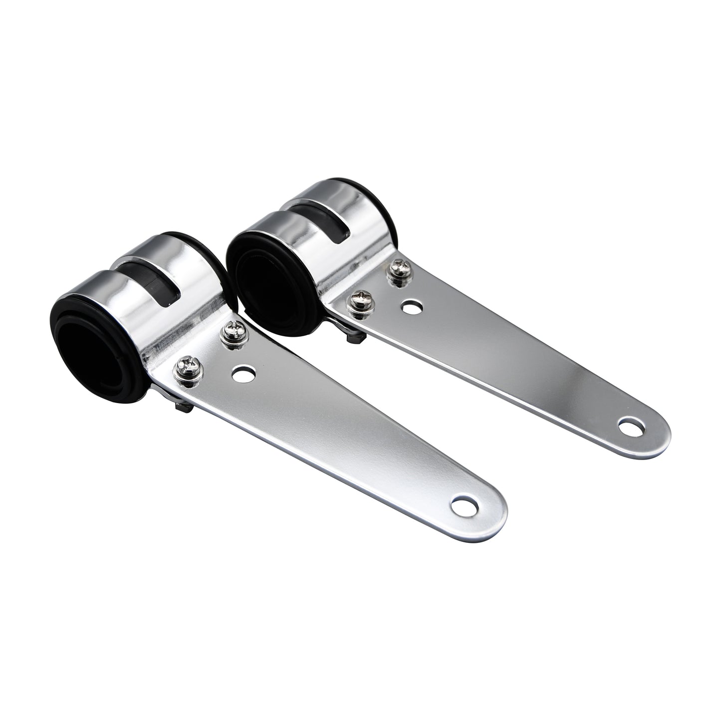 Bike It All Chrome Headlight Bracket 43-48mm