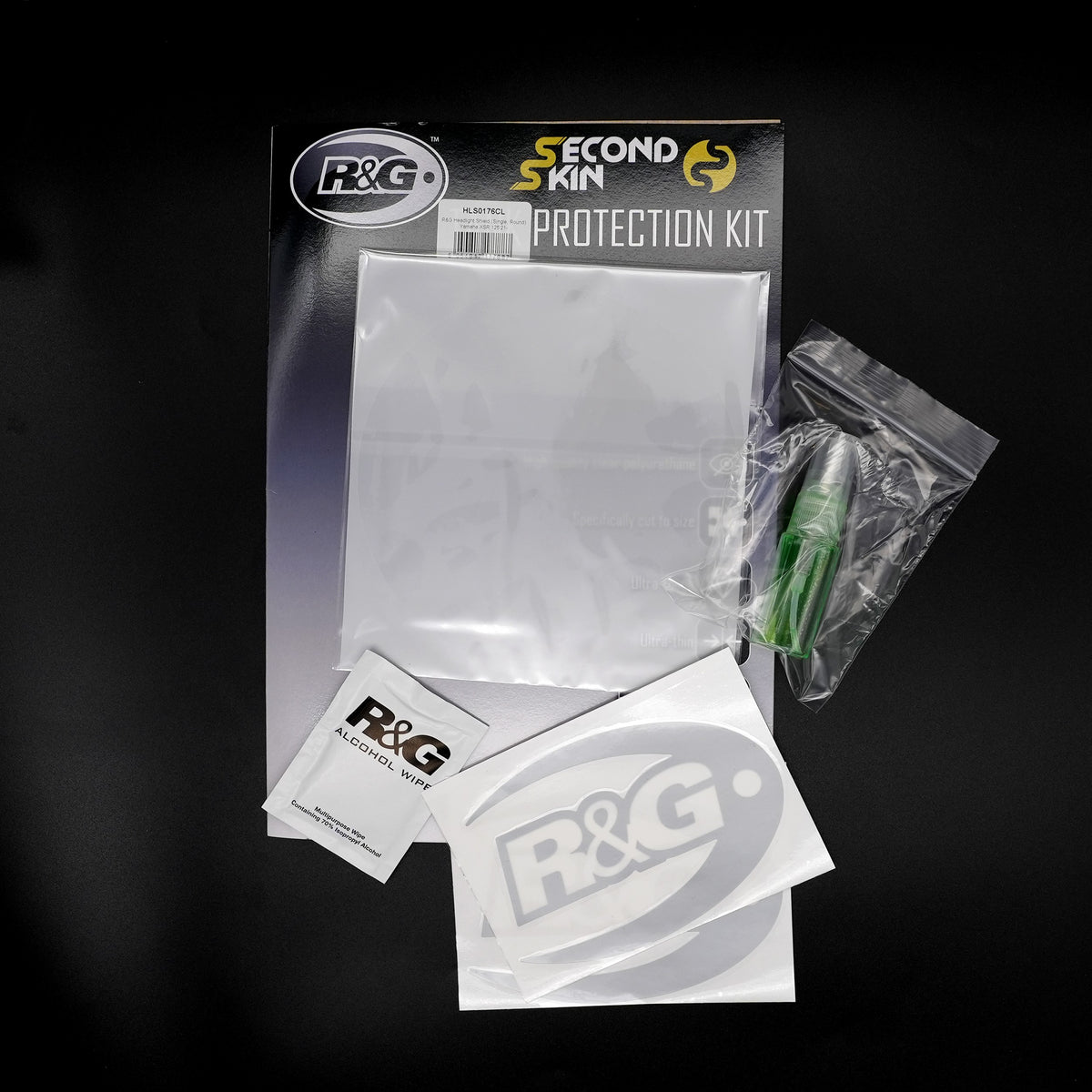 Headlight Shields for Kawasaki Vulcan VN900 Custom '06-'16, Honda GB350S ’25-, Triumph Trident 660 ‘26-, Speed Twin 1200 '24-, Speed 400 '24-, and 8 others (Single, Round, Second Skin Type).