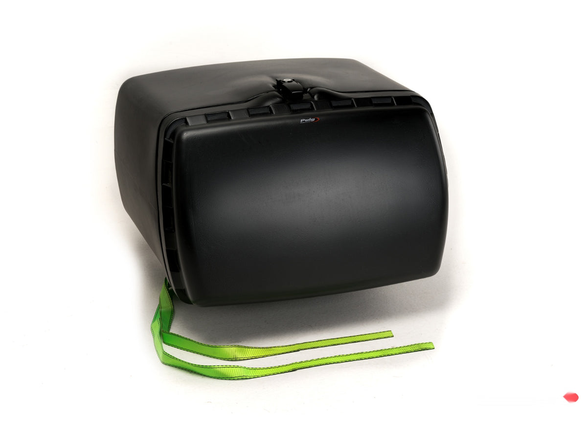 Maxi Top Box With Lock And Straps - Black