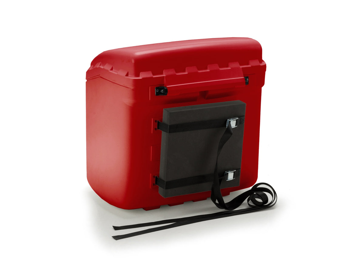 Maxi Top Box With Lock And Straps - Red