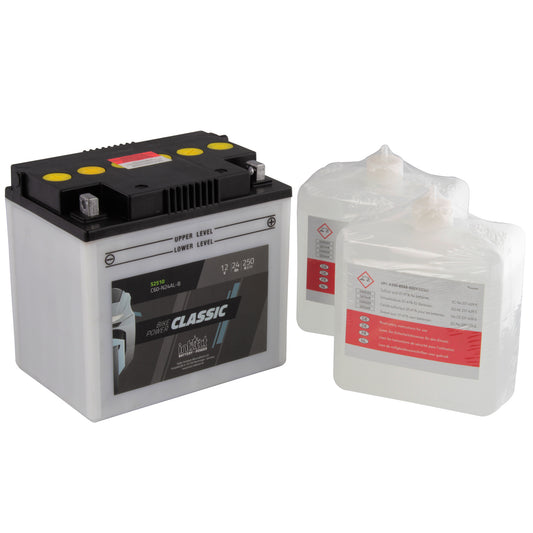 intAct C60-N24AL-B Classic Bike-Power Battery With Acid Pack