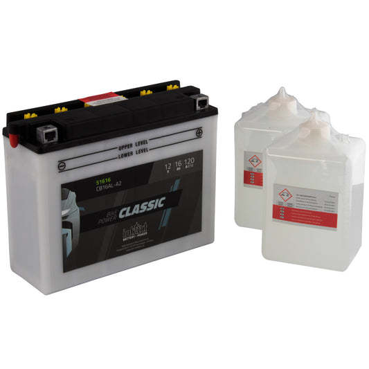 intAct CB16AL-A2 Classic Bike-Power Battery With Acid Pack