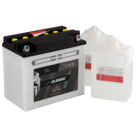 intAct CB16-B Classic Bike-Power Battery With Acid Pack (ICCB16B)