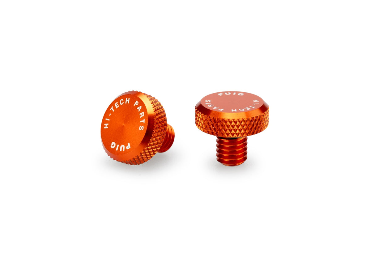 Mirror Hole Screw Plug - Orange