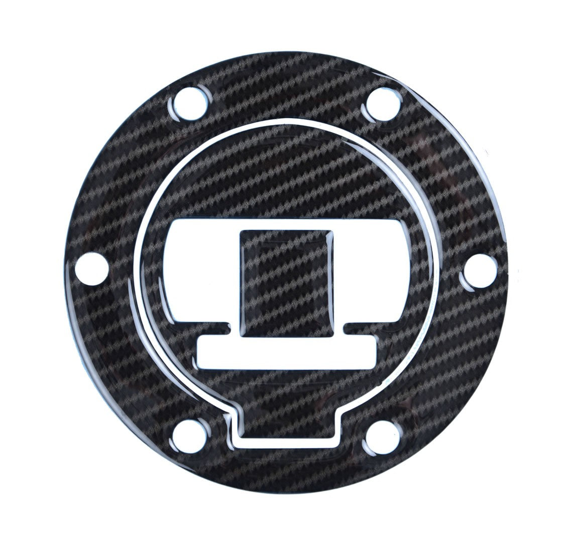 Red Dynamic Carbon Fibre Fuel Cap Protector for most BMW models '12-