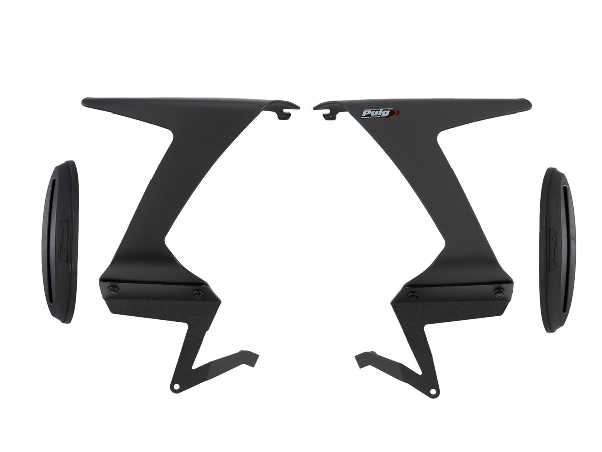 Racing Downforce Spoilers - Matt Black