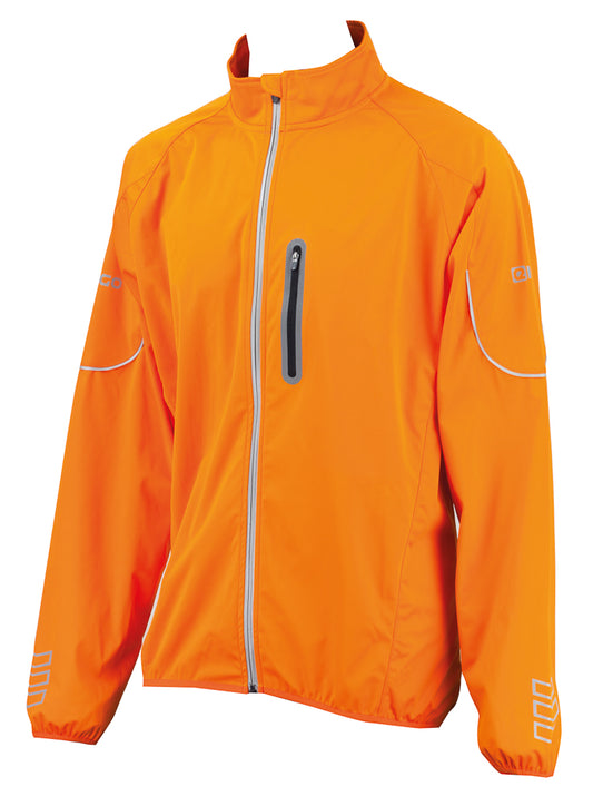 Eigo Mistral Windproof Cycling Jacket Vivid Orange - L