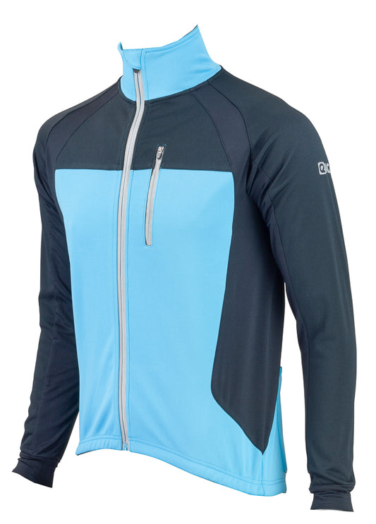 Eigo Levanter Mens Windproof Cycling Jacket Sky Blue / Black - M