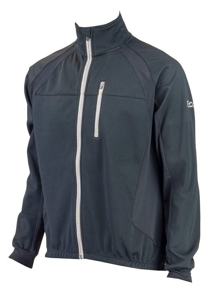 Eigo Levanter Mens Windproof Cycling Jacket Black - S