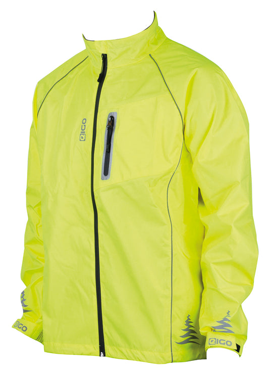 Eigo Delta Waterproof Cycling Jacket Fluo Yellow - S