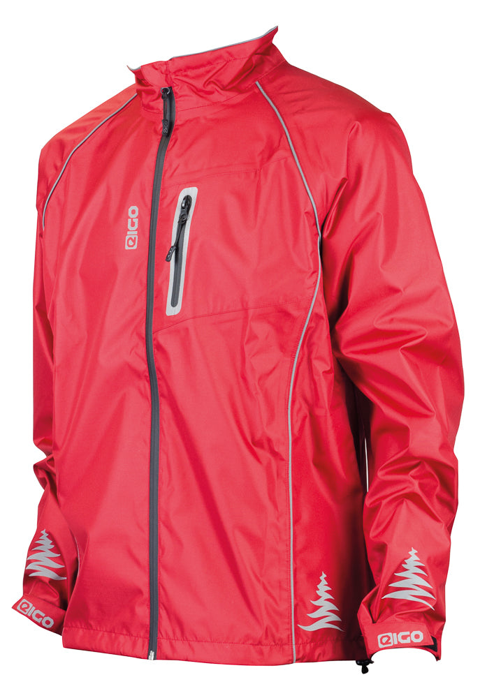 Eigo Delta Waterproof Cycling Jacket Poppy Red - S