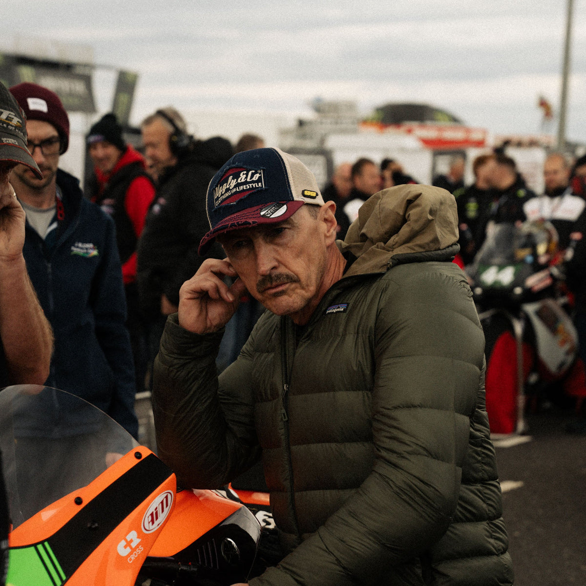 Diamond Trucker Hat x Jeremy McWilliams #99 by Uggly & Co