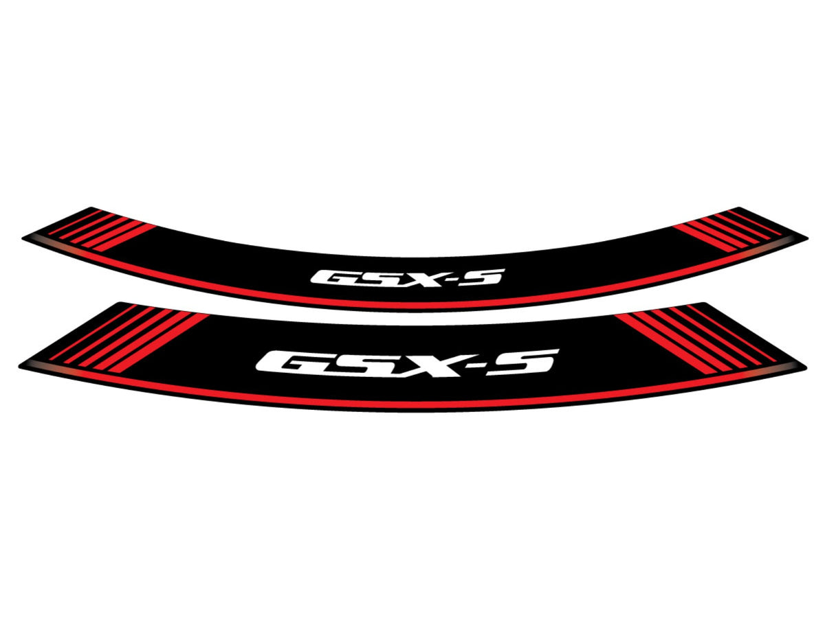 Wheel Rim Stickers - Red