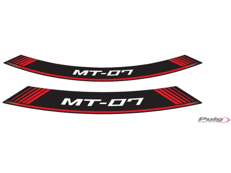 Wheel Rim Stickers - Red