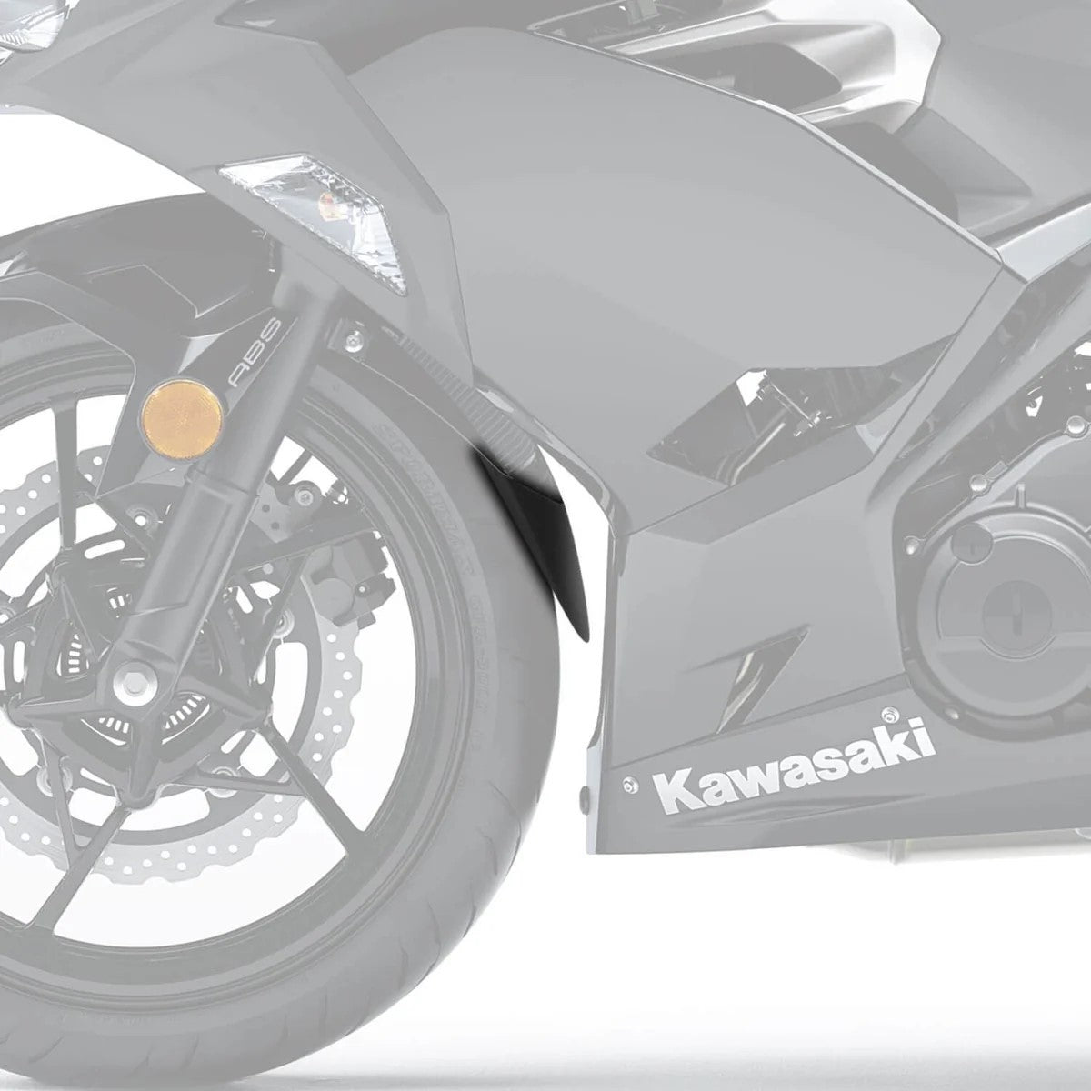R&G Fender Extender for Kawasaki Ninja 500 '24-, Z 500 '24-, Ninja 400 '17- & Z 400 '19-