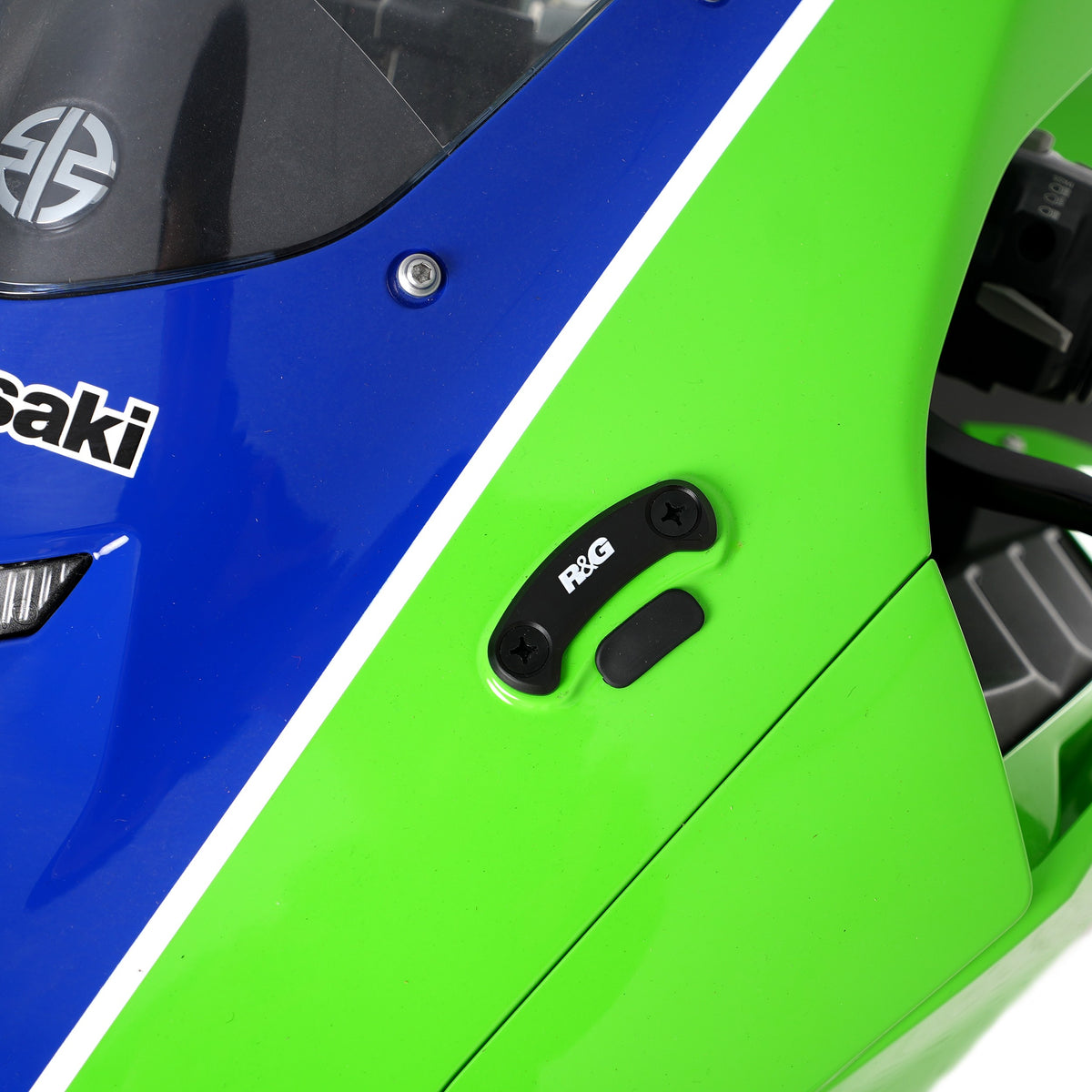 Mirror Blanking Plates for Kawasaki ZX-10R '16- & ZX-10RR '21-