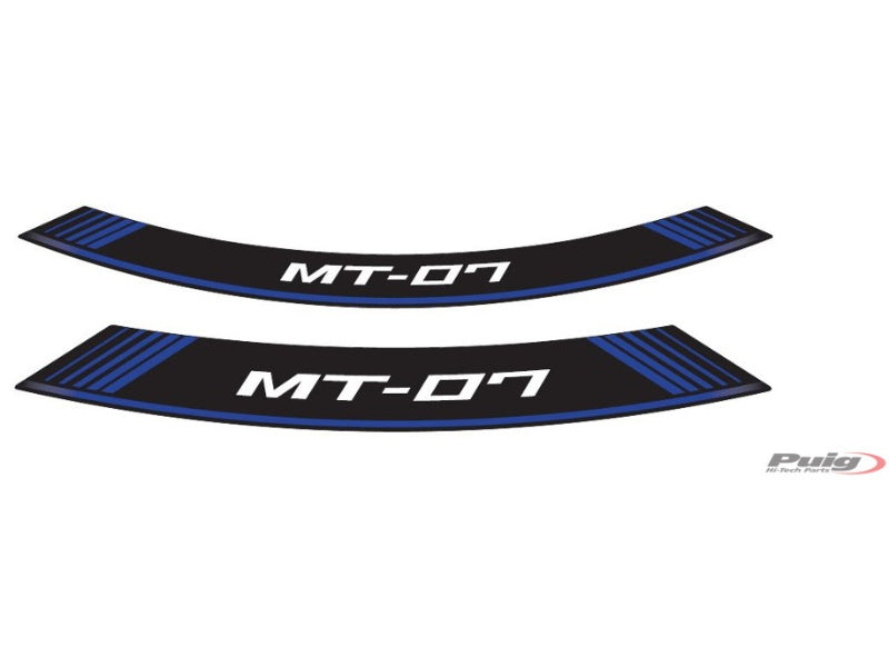 Wheel Rim Stickers - Blue