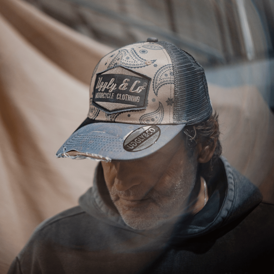 Bandana Diamond Trucker Hat by Uggly & Co
