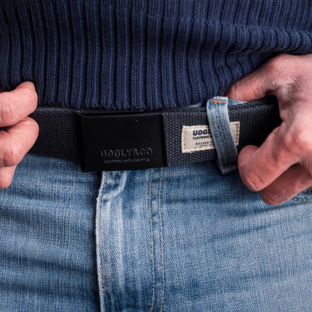 Blue Canvas Utility Belt by Uggly & Co