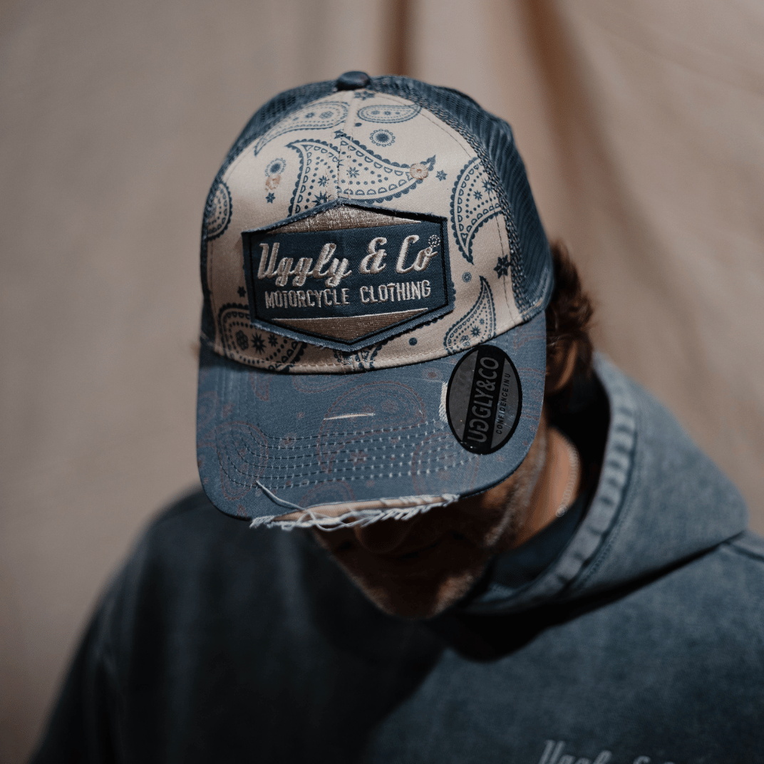 Bandana Diamond Trucker Hat by Uggly & Co