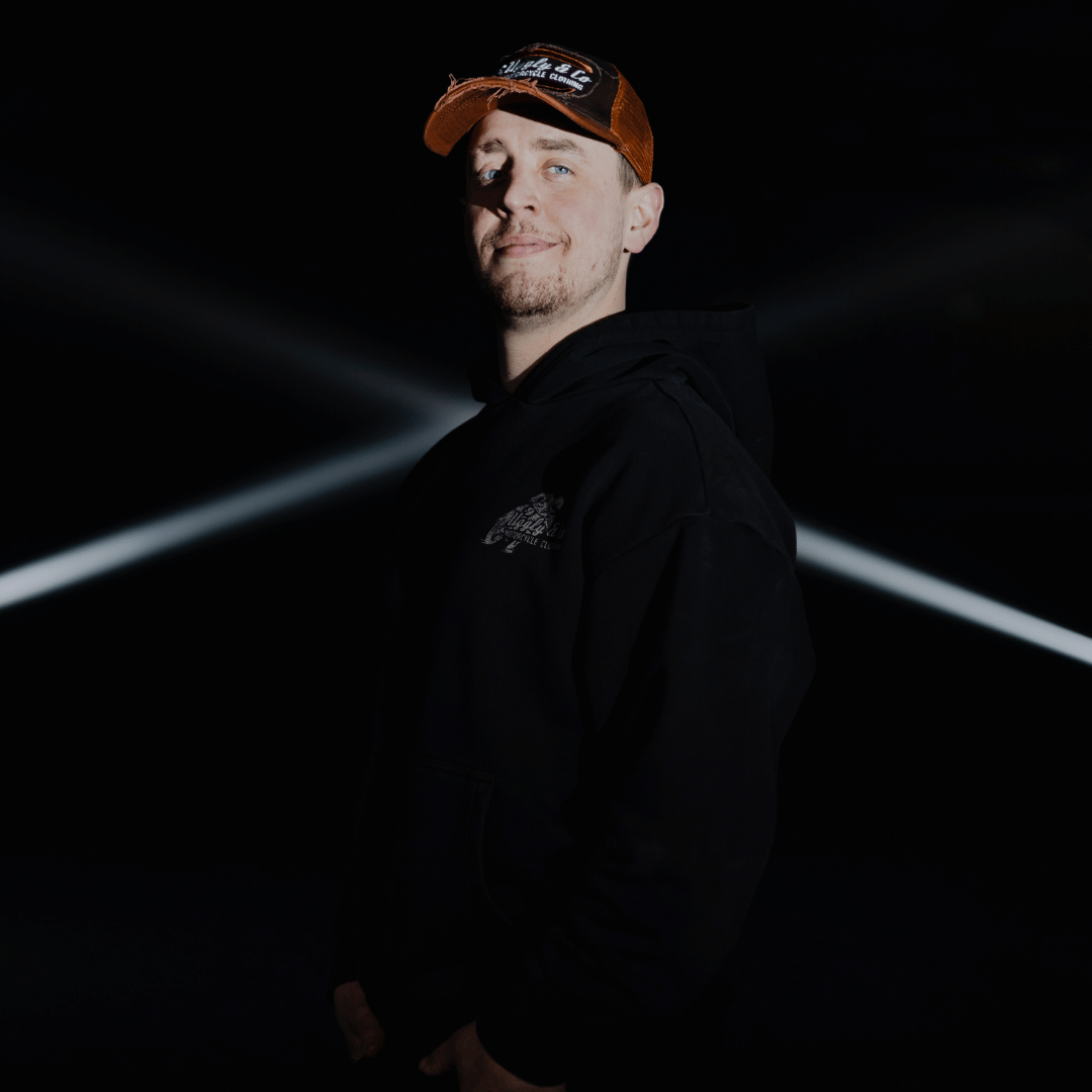 Black Flattrack Hoodie by Uggly & Co