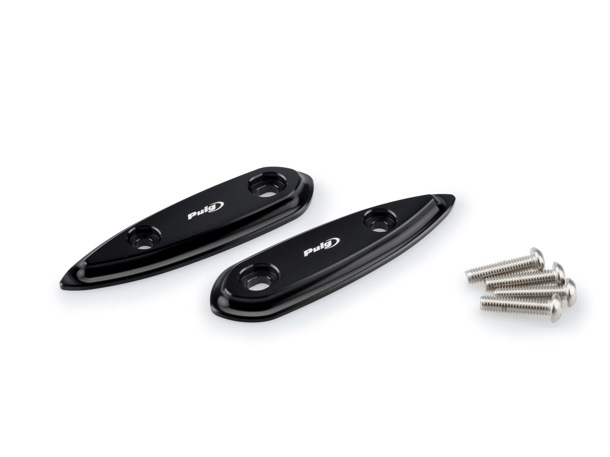 Puig Mirror Screw Caps (Black)