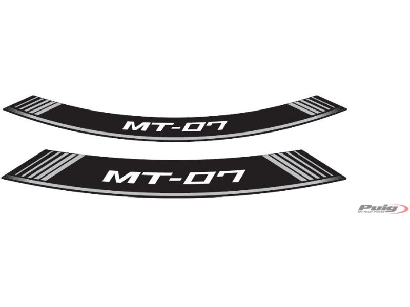 Wheel Rim Stickers - Silver