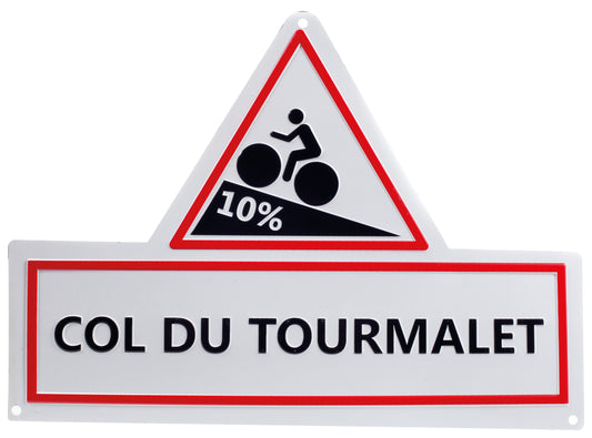 Col du Tourmalet Replica Road Sign