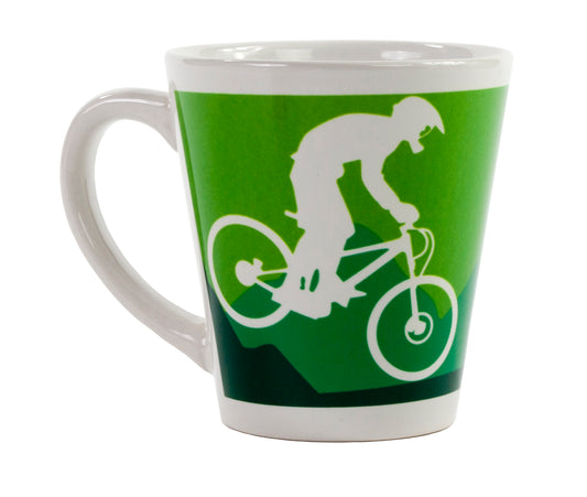 Ceramic Latte Mugs - Downhillers