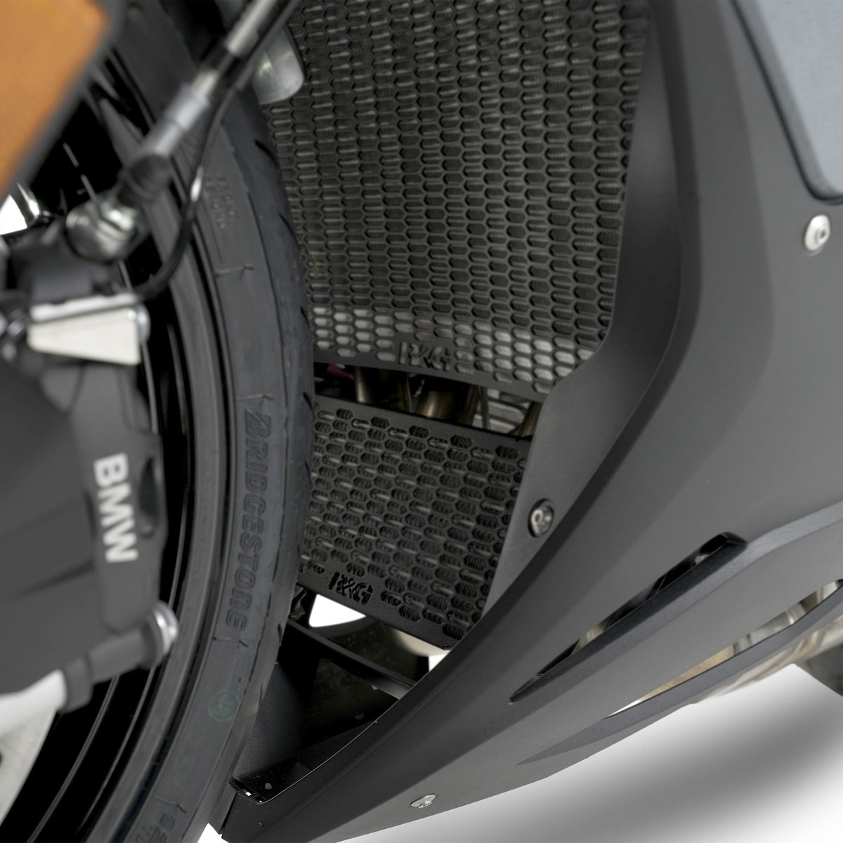 Oil Cooler Guard for BMW M1000R '23-, S1000XR '20-, S1000R '21-, M1000RR'21-'24, S1000RR'19- & M1000XR '24-