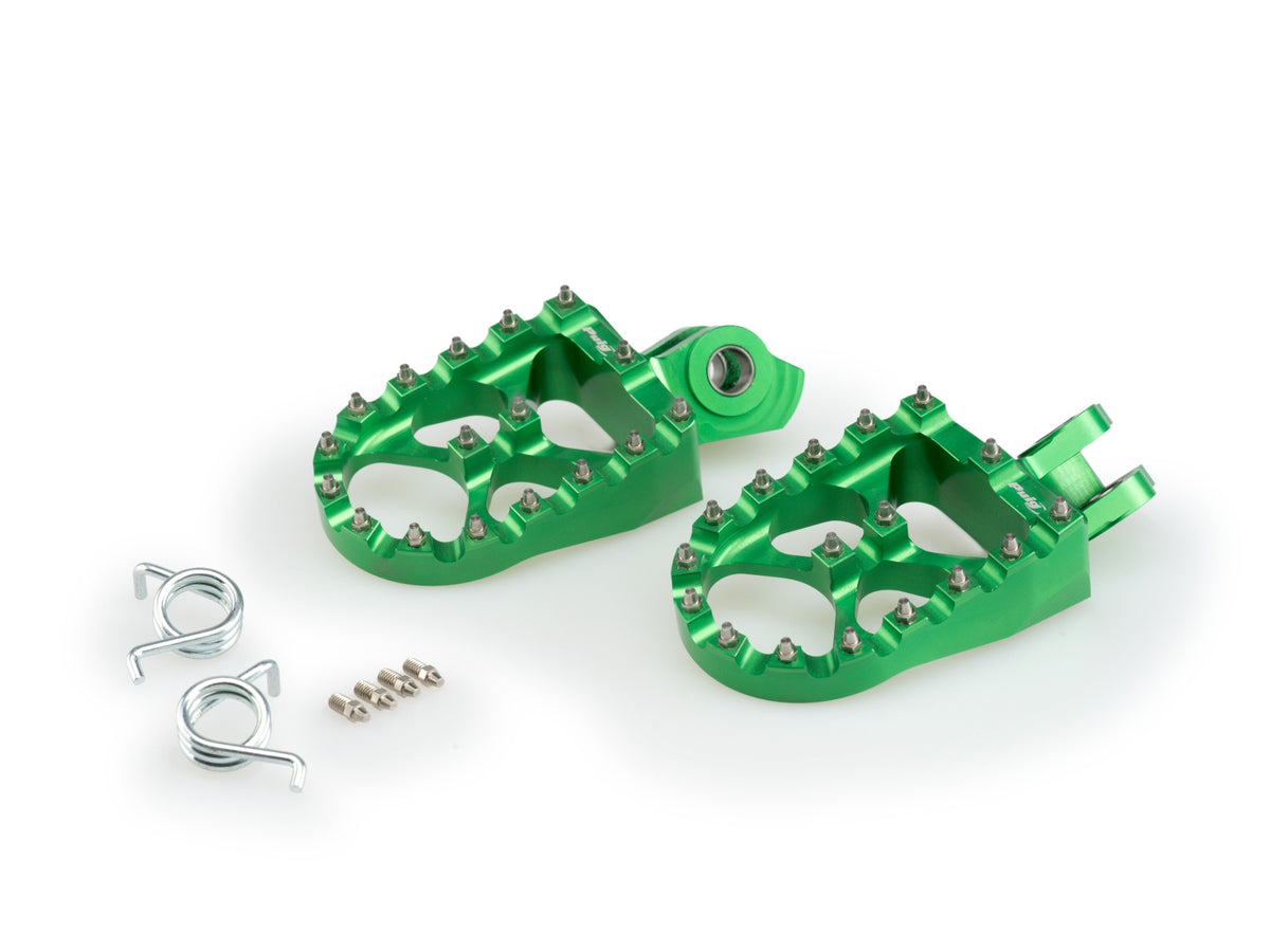 Off Road Footpegs - Green