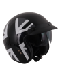 Stealth HS391 Peaked Open Face Helmet Mono Jack - X-Large