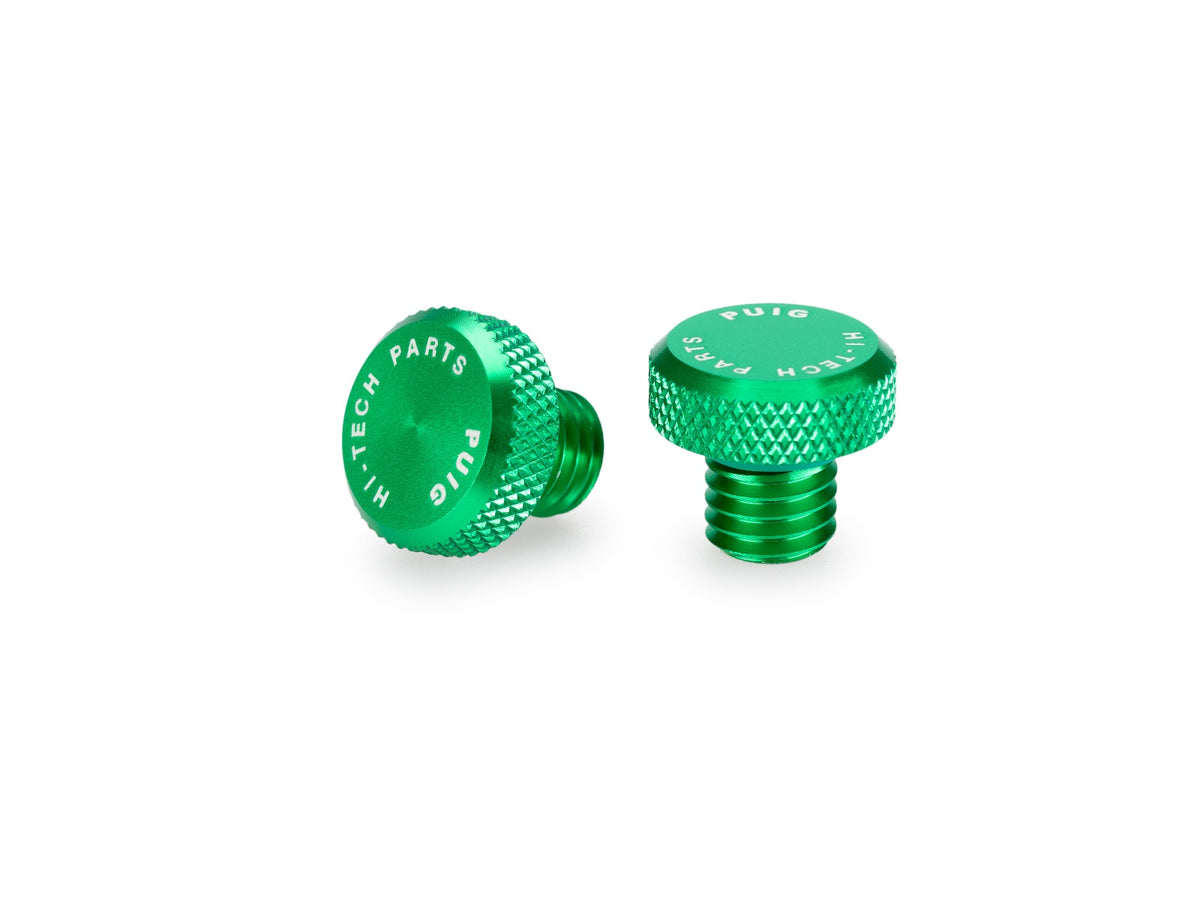 Mirror Hole Screw Plug - Green