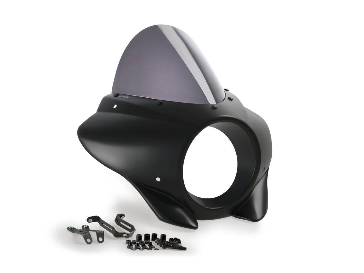 Mirage Touring Screen - Dark Smoke with Matt Black Housing