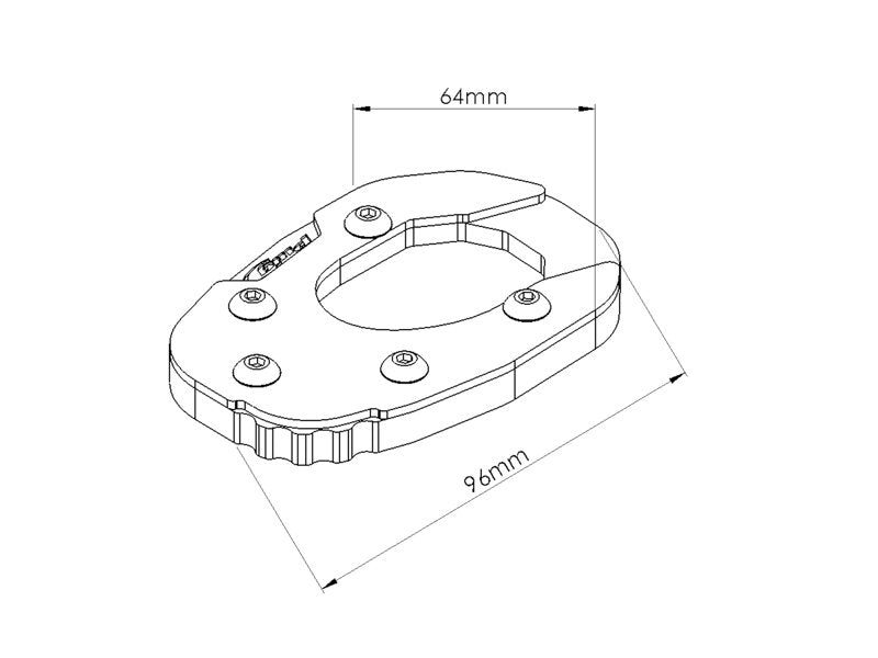 Kickstand Extension Pad