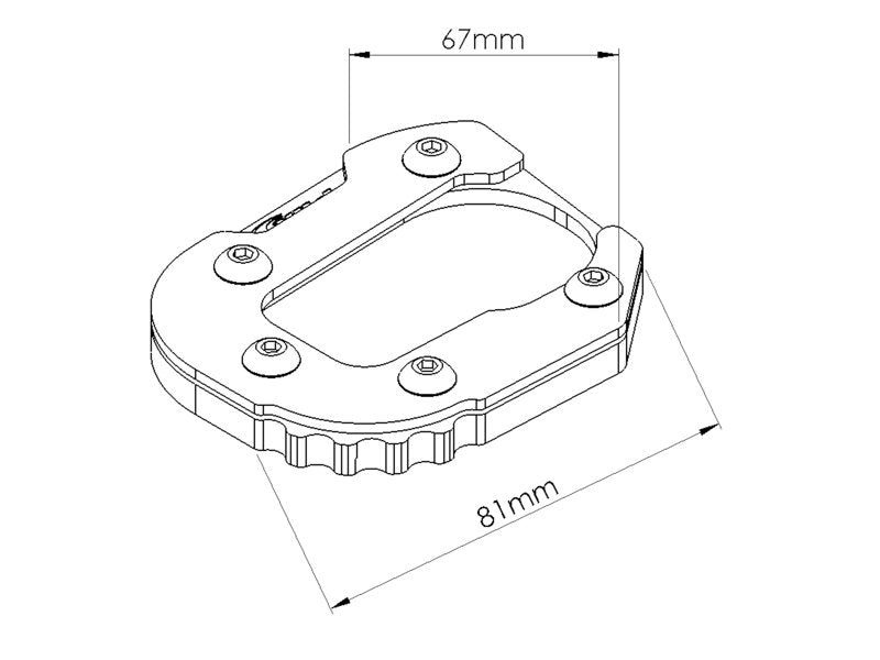Kickstand Extension Pad