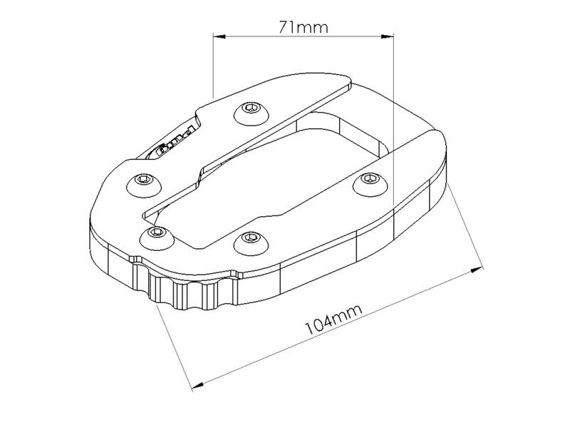 Kickstand Extension Pad