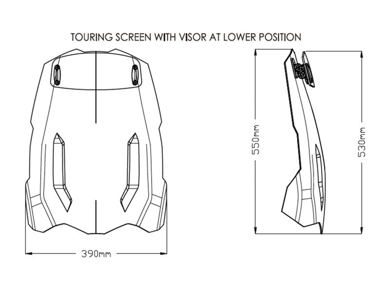 Touring Screen With Extender