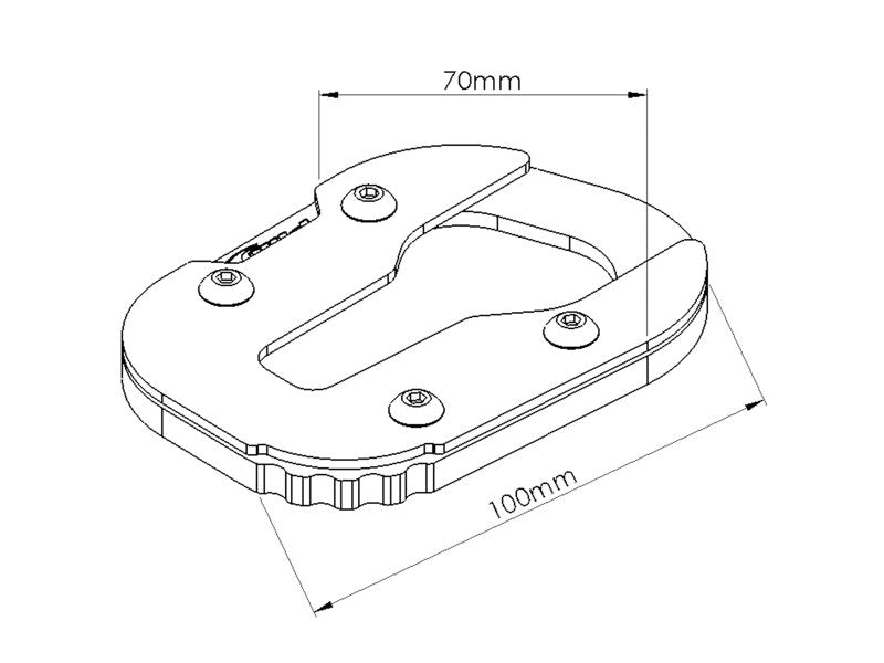 Kickstand Extension Pad