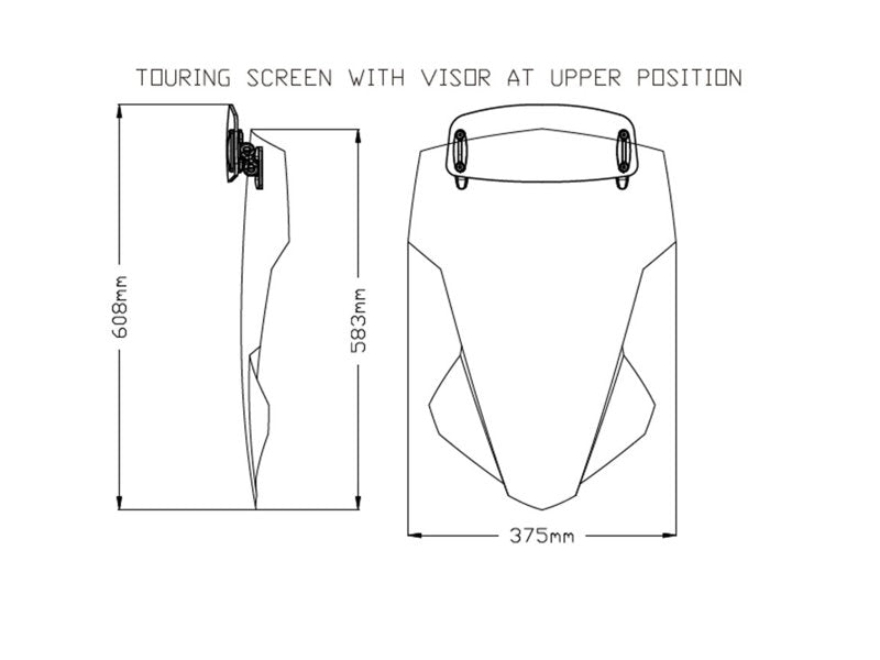 Touring Screen With Extender