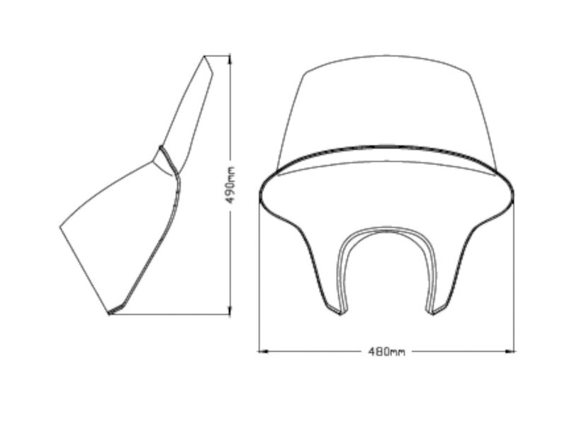 Batwing Touring Screen
