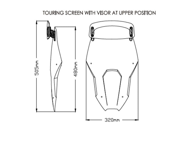 Touring Screen With Extender
