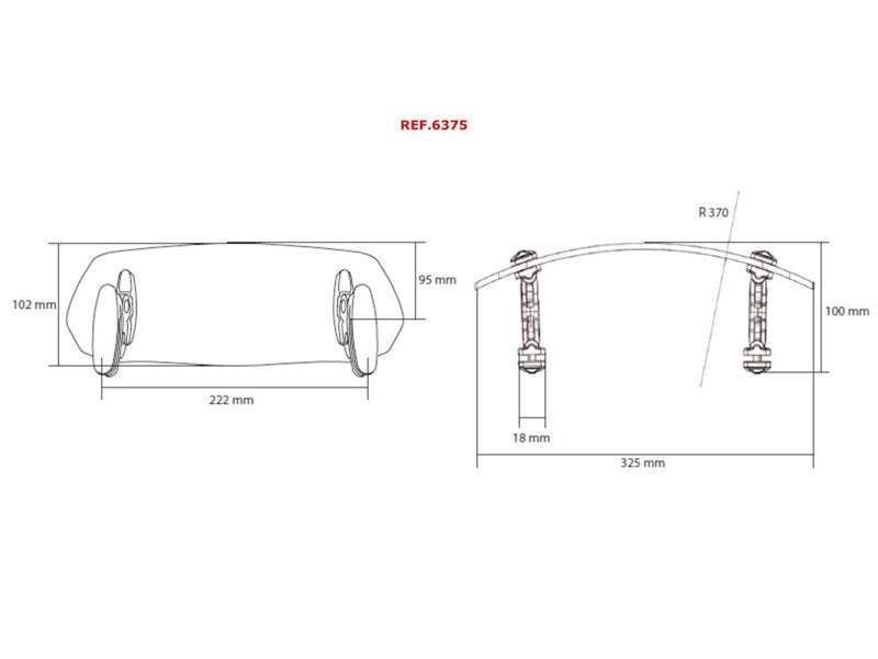 Adjustable Clip On Screen Extender 102 x 325mm
