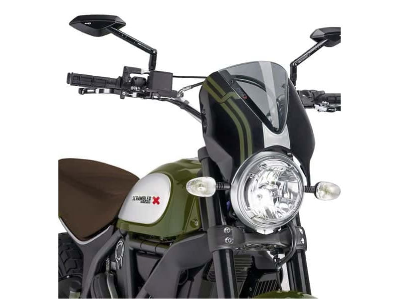 Retrovision Black Semi Fairing And Screen