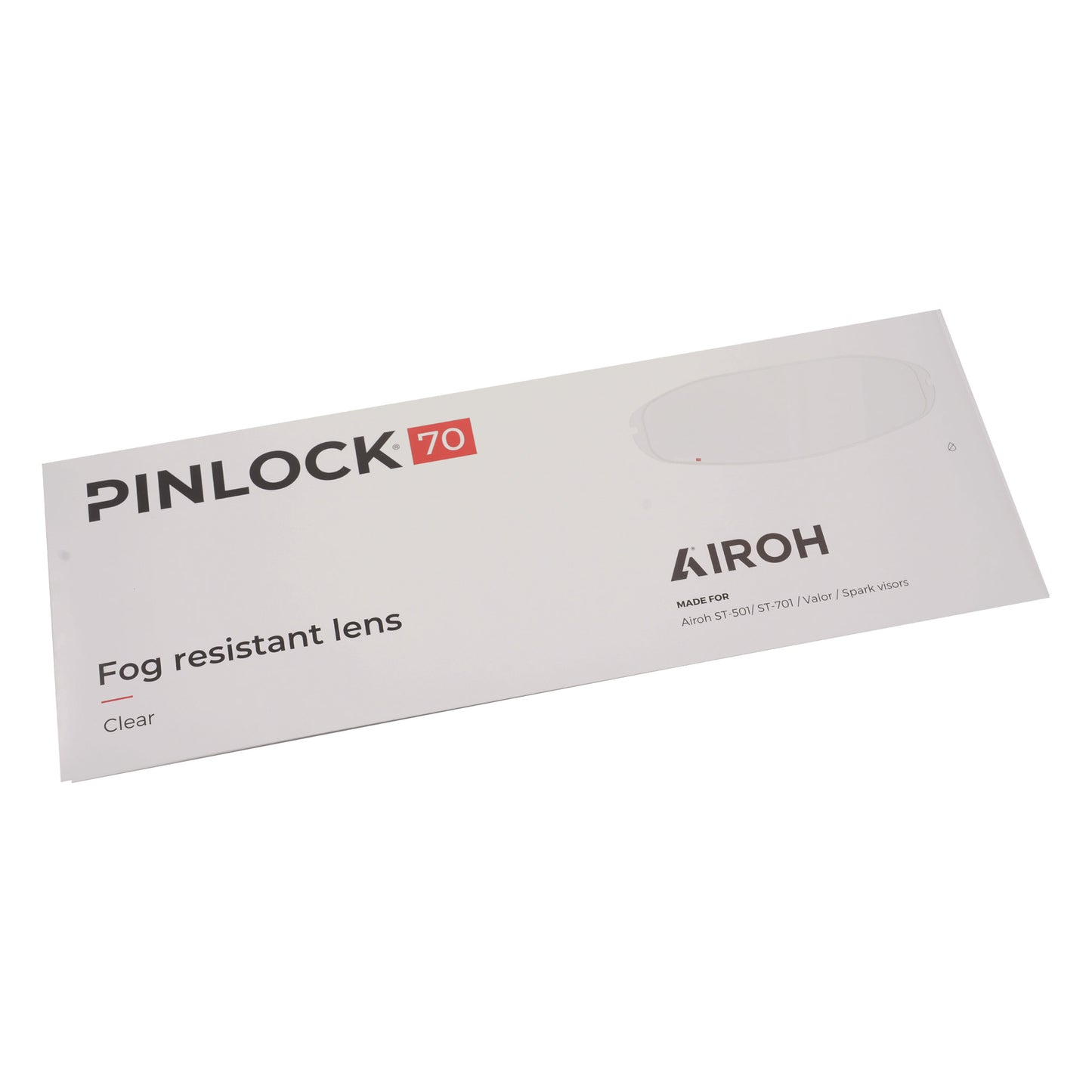 Pinlock Original 70 Fog Resistant Lens - Airoh Valor / ST701