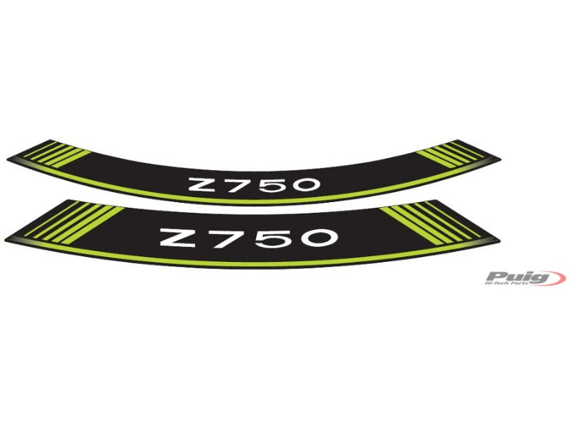 Wheel Rim Stickers - Green