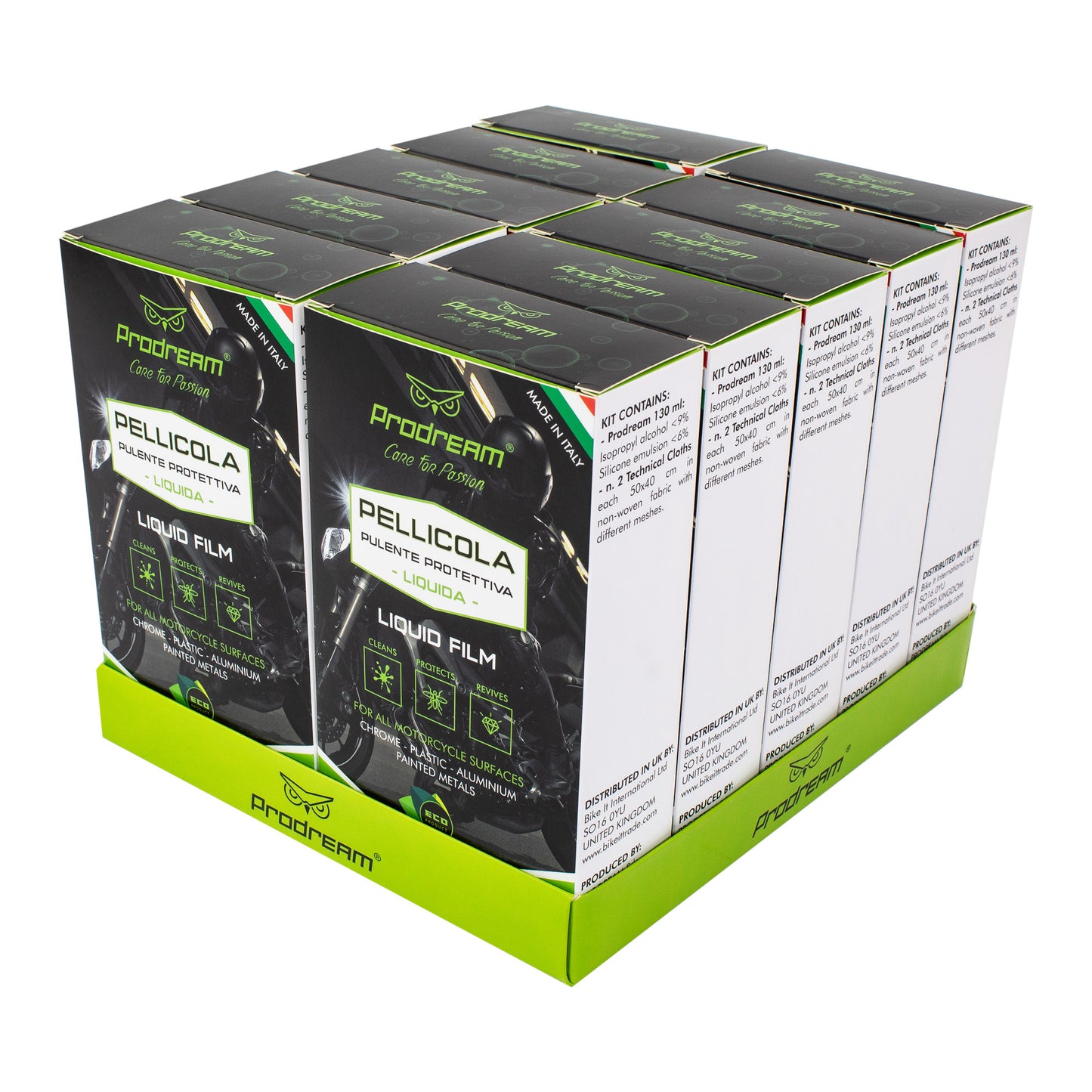Pro-Dream Liquid Film Protector/Cleaner 130ml Travel Kit â€“ Outer Carton 20pcs